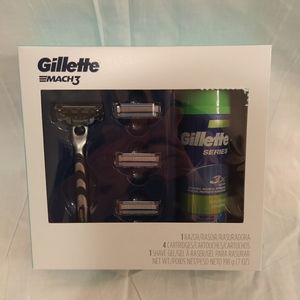 Gillette Mach 3 razor shave box set